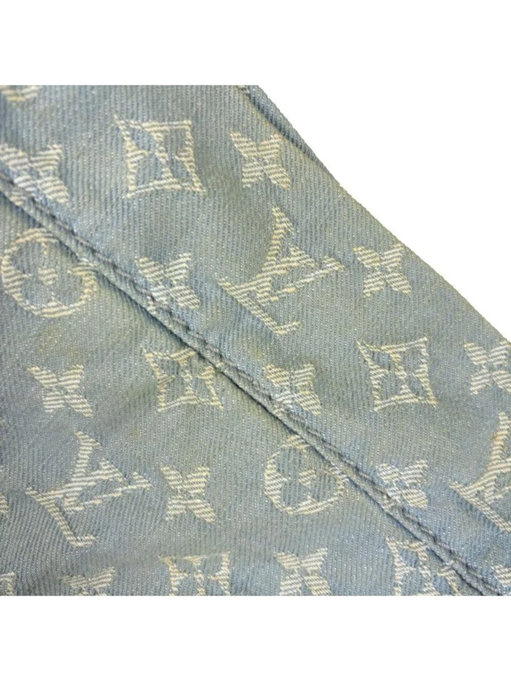 Louis Vuitton Daily GM Shoulder Bag 2-Way Monogram Denim Blue Clair